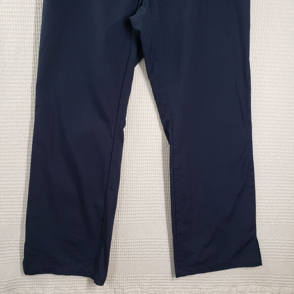 Blackstar Scrub Pants Womens XL Blue Bottoms Drawstring Elastic Waist Pockets - Picture 12 of 16